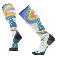 Ski Rainbow Trails Print Over The Calf Socks by Smartwool