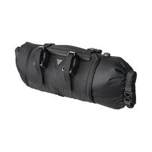 FrontLoader, handlebar mount bikepacking bag, 8 Liter, Black color w/Gray logo (update H/B mount)