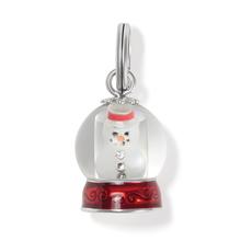 Snowglobe Snow Man Charm