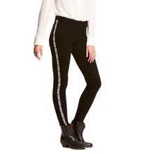 Women's Ultra Stretch Perfect Rise Chevron Black Skinny Jean by Ariat