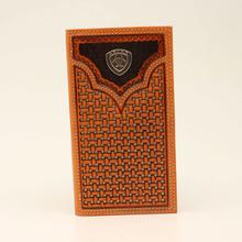 Men's Lattice embossed rodeo wallet by Ariat in Pasadena CA