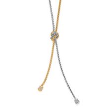 Meridian Ventus Two Tone Y Necklace