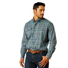 Mens Rebar Flannel DuraStretch Work Shirt by Ariat