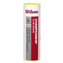 Championship Shuttlecocks - 6 Pack Tube Yellow by Wilson in Concord NC