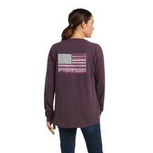 Women's Rebar CottonStrong Brand Flag T-Shirt by Ariat