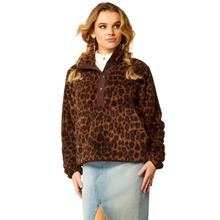 Womens Berber Snap Front Sweatshirt