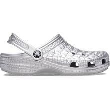 Classic Metallic Crocskin Clog