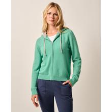 Womens Amanda Cashmere Full Zip Hooded Sweater