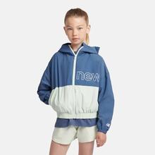 Kids' Athletics Woven Mesh Lined Wind Cheater Jacket by New Balance in Littleton CO