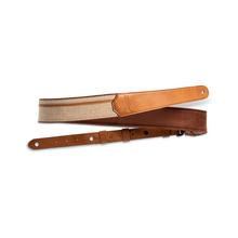 2.5" Vegan Leather Guitar Strap - Tan