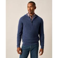 Men's Mitch Wool Cashmere Blend 1/4 Zip Hoodie by Johnnie-O