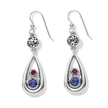 Elora Gems Teardrop French Wire Earrings