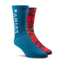 Women's Adobe Canyon Crew Sock 2 Pair Multi Color Pack