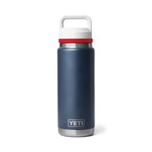 Rambler 26 oz Water Bottle - Navy/Rescue Red/White by YETI