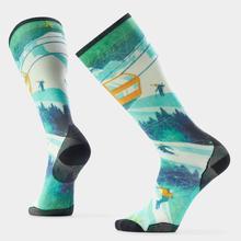 Unisex  Ski Day Print Over The Calf Socks by Smartwool in Foley MN