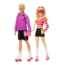 Barbie Fashionistas 2 Doll & 6 Accessories Set, Roller-Skating Theme, 65th Anniversary