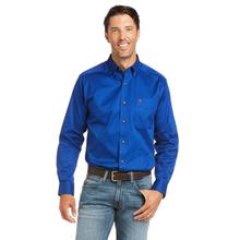 Men's Solid Twill Fitted Shirt