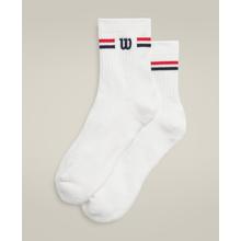 Quarter Top Logo Stripe Sock by Wilson