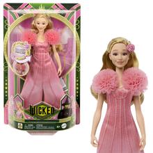 Wicked Singing Glinda Fashion Doll & Accessories, Posable With Movie-Inspired Look & Removable Outfit, Sings "Popular"