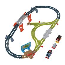 Thomas & Friends Talking Thomas & Brake Car Bruno Train Set With Track & Sounds, Uk English Version