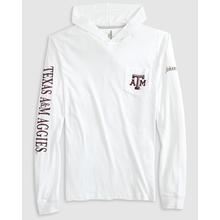 Men's Texas A&M Edison T-Shirt Hoodie by Johnnie-O in Indianapolis IN