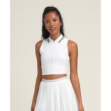 Riverside Cropped Sleeveless Polo