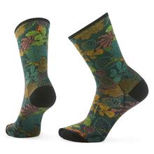 Unisex  Bike Aloha Forest Print Crew Socks Twilight Blue by Smartwool in Truckee CA