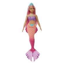Barbie Dreamtopia Mermaid Doll With Curvy Body, Pink Hair And Pink Ombre Tail