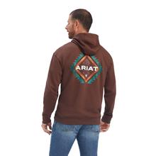 Men's Southwest Leather Sweatshirt