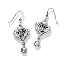 Alcazar Heart Glint French Wire Earrings by Brighton