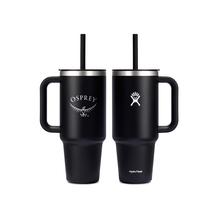 Hydroflask Travel Tumbler 40Oz Black Engraved Bird Black by Osprey Packs