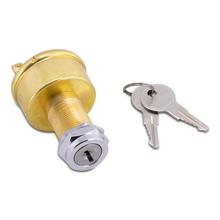 MP39060-1 Ignition Switch - 3 Position Conventional - Brass - Long Neck by Sierra Parts