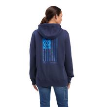 Women's Rebar Aztec Flag Graphic Hoodie by Ariat in Raleigh NC