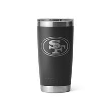 San Francisco 49ers Rambler 20 oz Tumbler - Black by YETI