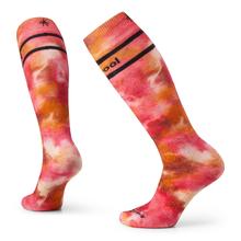 Women's Ski Tie Dye Print Over The Calf Socks by Smartwool