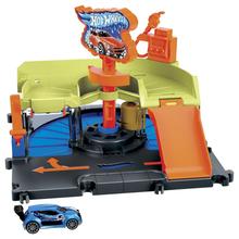 Hot Wheels City Downtown Express Car Wash Playset, With 1 Toy Car by Mattel