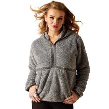 Women's Lurex Berber 1/2 Zip Hoodie