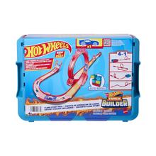 Hot Wheels Fire-Themed Track Building Set With 1 Hot Wheels Toy Car