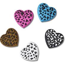 Leopard Animal Print Heart 5pk