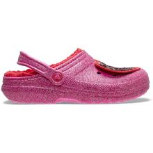 Classic Lined Pink Glitter Heart Clog by Crocs in Los Angeles CA