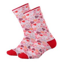 クロックスソックス ハーツ プリント クルー by Crocs