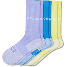 Socks Adult Twisted Yarn Crew Solid 3-Pack