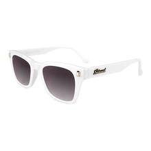 Glossy White / Smoke Gradient Seventy Nines Polarized Sunglasses  | Fun, Cool, Colorful Sunglasses | Fishing, Outdoor, Running Sunglasses by Knockaround