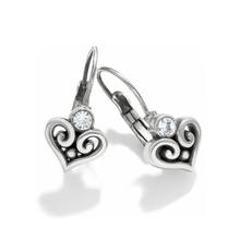 Alcazar Heart Leverback Earrings by Brighton in Encinitas CA