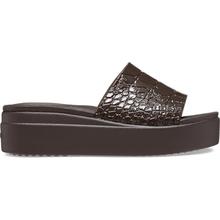 Women's Brooklyn Croco Shine Slide by Crocs in Pasadena CA