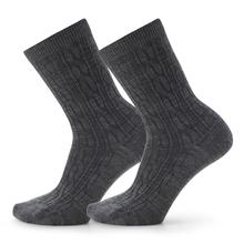 Women's Everyday Cable Crew 2 Pack Socks by Smartwool