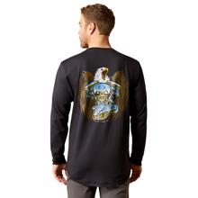 Mens Rebar Workman Chrome Moto Eagle T-Shirt