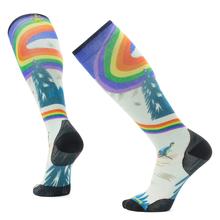 Ski Rainbow Trails Print Over The Calf Socks by Smartwool