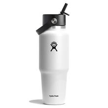 32 oz Wide Mouth Travel Bottle with Flex Straw Cap - White by Hydro Flask in Raleigh NC