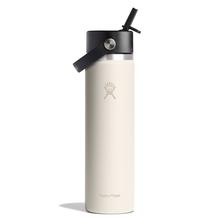 24 oz Wide Mouth with Flex Straw Cap - Ivory by Hydro Flask in Pasadena CA